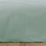 Yard Waffle Textured 100% Cotton Duvet Cover Set Seafoam