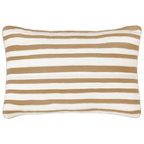 Yard Woven Stripe Cotton Cushion Cinnamon 40 x 60cm