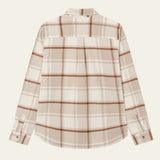 Les Deux Joseph Check Overshirt Regular fit in Light Desert Sand/Light Ivory