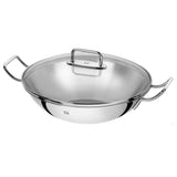 ZWILLING Plus Stainless Steel Double Handle Wok, 32cm