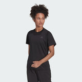 Adidas Women's Run Icons Tee In Black