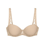 Triumph Amourette Wired Padded Bra In Porcelain Mousse