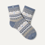 UGG Cressida Cozy Quarter Sock In Grey Heather Multi