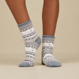 UGG Cressida Cozy Quarter Sock In Grey Heather Multi