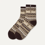 UGG Cressida Cozy Quarter Sock In Uggisle Coffee Grounds Multi
