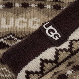 UGG Cressida Cozy Quarter Sock In Uggisle Coffee Grounds Multi