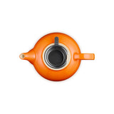 Le Creuset Stoneware Teapot with Stainless Steel Infuser In Volcanic