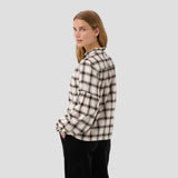 Part Two SamillaPW Shirt In Dark Navy / Mole Check