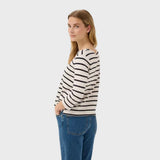 Part Two NelaPW T-shirt In Navy Stripe