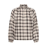 Part Two SamillaPW Shirt In Dark Navy / Mole Check