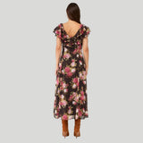 Free People Forsythia Maxi Dress In Deep Fudge
