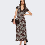 Never Fully Dressed Chocolate Zebra Olivia Dress
