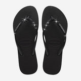 Havaianas Slim Glitter II In Black