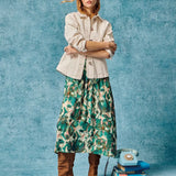 White Stuff Eden Denim Collared Jacket in Light Natural
