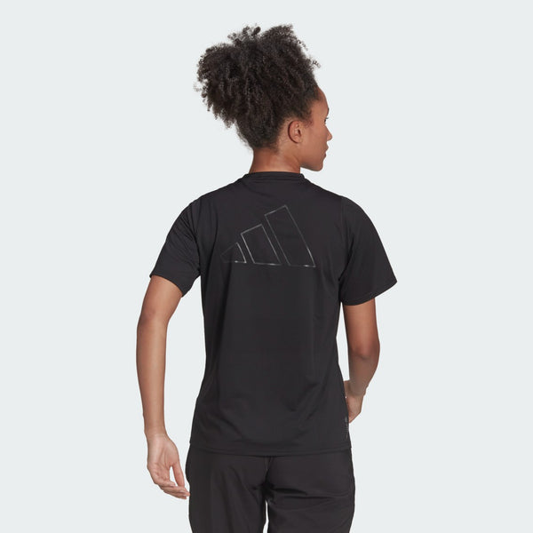 Adidas Women's Run Icons Tee In Black