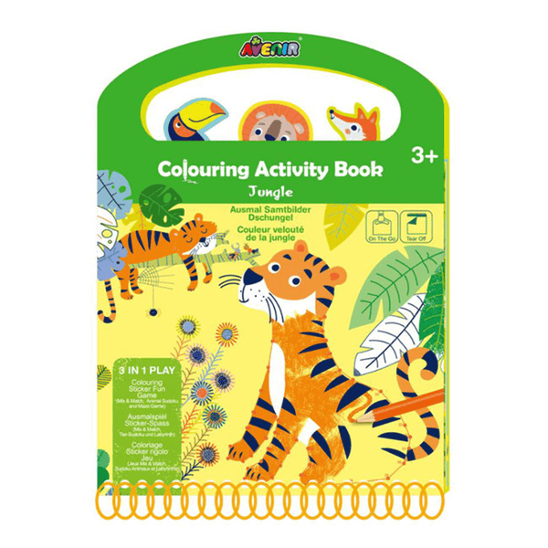 4M Avenir Colouring Activity Book Jungle