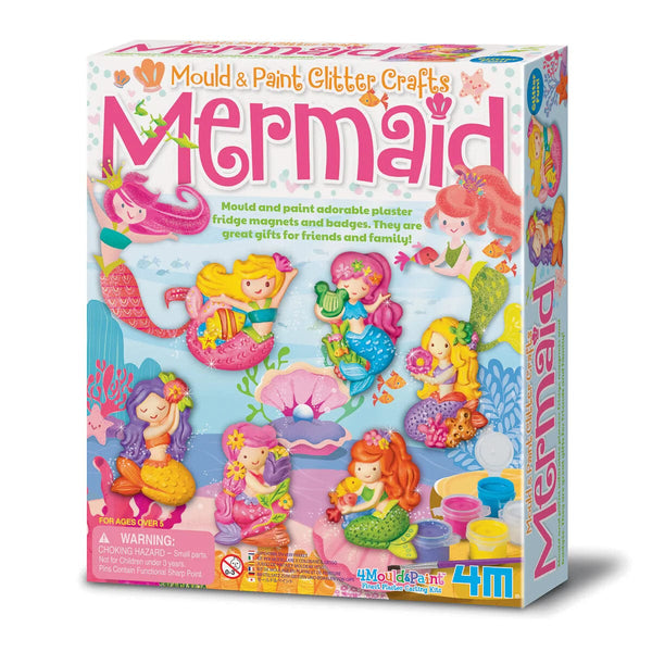 4M Mould & Paint Glitter Mermaid