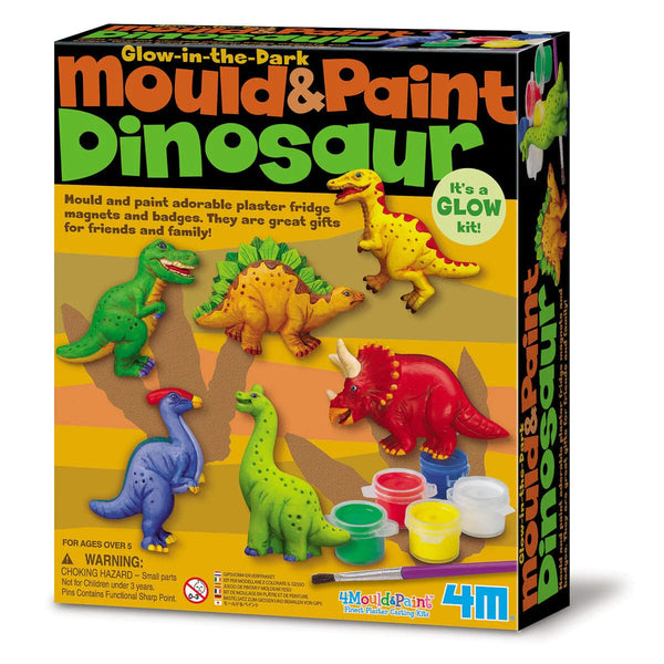 4M Mould & Paint Glow-in-the-Dark Dinosaur
