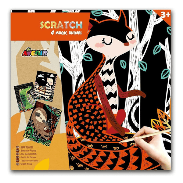 4M Scratch Magic Animals