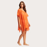 Seafolly Amnesia Kaftan In Mandarin