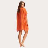 Seafolly Amnesia Kaftan In Mandarin