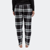 Cyberjammies Brushed Check Pyjama Bottoms In Black