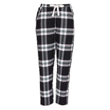 Cyberjammies Brushed Check Pyjama Bottoms In Black