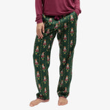 Cyberjammies Christmas Nutcracker Print Pyjama Bottoms In Dark Green