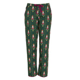 Cyberjammies Christmas Nutcracker Print Pyjama Bottoms In Dark Green
