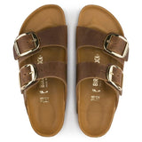 Birkenstock Arizona Big Buckle Oiled Leather 'REGULAR' In Cognac