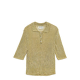 Vero Moda AWARE VMRUBY 2/4 O-NECK POLO KNIT VMA In Golden Brown