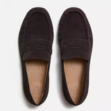 FitFlop DELICATO Suede Loafers In Chocolate Brown