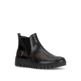 Garbour Wedge Chelsea Boots In Black
