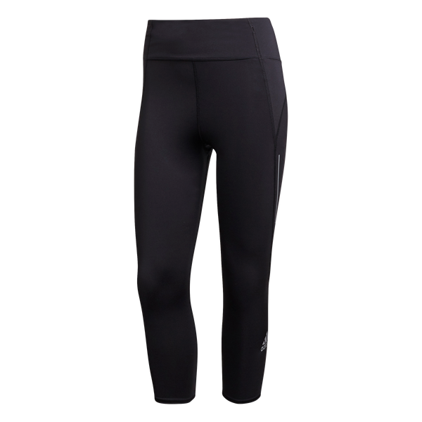 Adidas Women's Own The Run 3/4 Running Leggings In Black