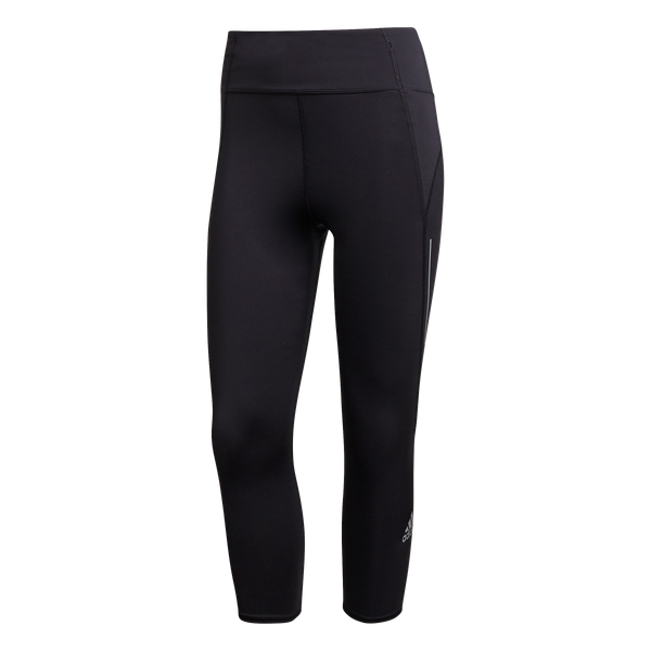 Adidas Women's Own The Run 3/4 Running Leggings In Black