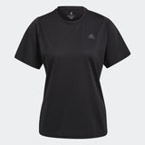 Adidas Women's Run Icons Tee In Black