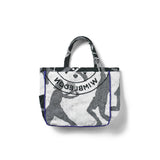Christy Wimbledon Upcycle Tote in Green Hyacinth, One Size