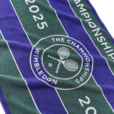 Christy Wimbledon Championship Towel 2025 in Green/Purple