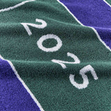 Christy Wimbledon Championship Towel 2025 in Green/Purple