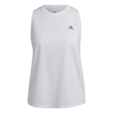 Adidas Women's Run Icons Running Tank Top In White