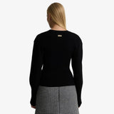 Barbour International Cyrus Crew Neck Jumper In Black
