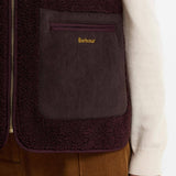 Barbour Bainford Teddy Liner In Fig