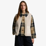 Barbour Bainford Teddy Liner In Ecru