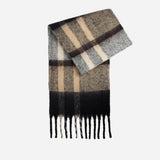 Barbour Isla Tartan Boucle Scarf In Birchwood Tartan