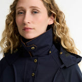 Barbour Terrington Showerproof Jacket In Dark Navy