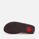 FitFlop LULU Leather Toe-Post Sandals In Brown
