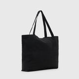 AllSaints Underground Logo Printed Tote Bag In Jet Black/Blue