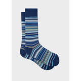 Paul Smith 'Signature Stripe' Socks In Blue