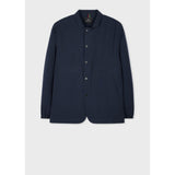 Paul Smith Stretch-Cotton Seersucker Jacket In Navy