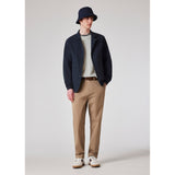 Paul Smith Stretch-Cotton Seersucker Jacket In Navy